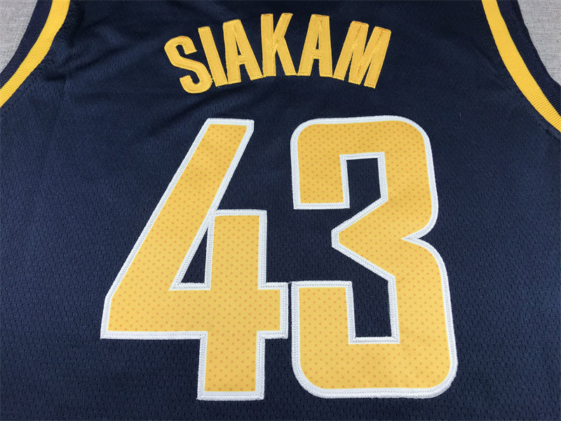 Men's Indiana Pacers Pascal Siakam #43 Navy Swingman Jersey - Icon Edition