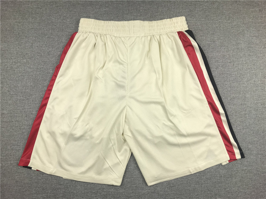 Men's Portland Trail Blazers White Pocket Shorts