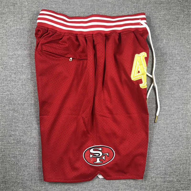 Men's San Francisco 49ers Scarlet Pocket Shorts