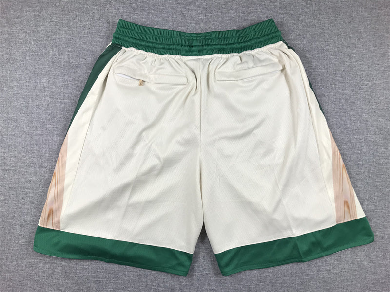 Men's Boston Celtics White 2023/24 Pocket Shorts City Edition