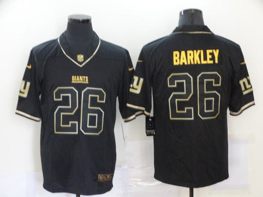 Men's New York Giants Saquon Barkley #26 Black Player Jersey