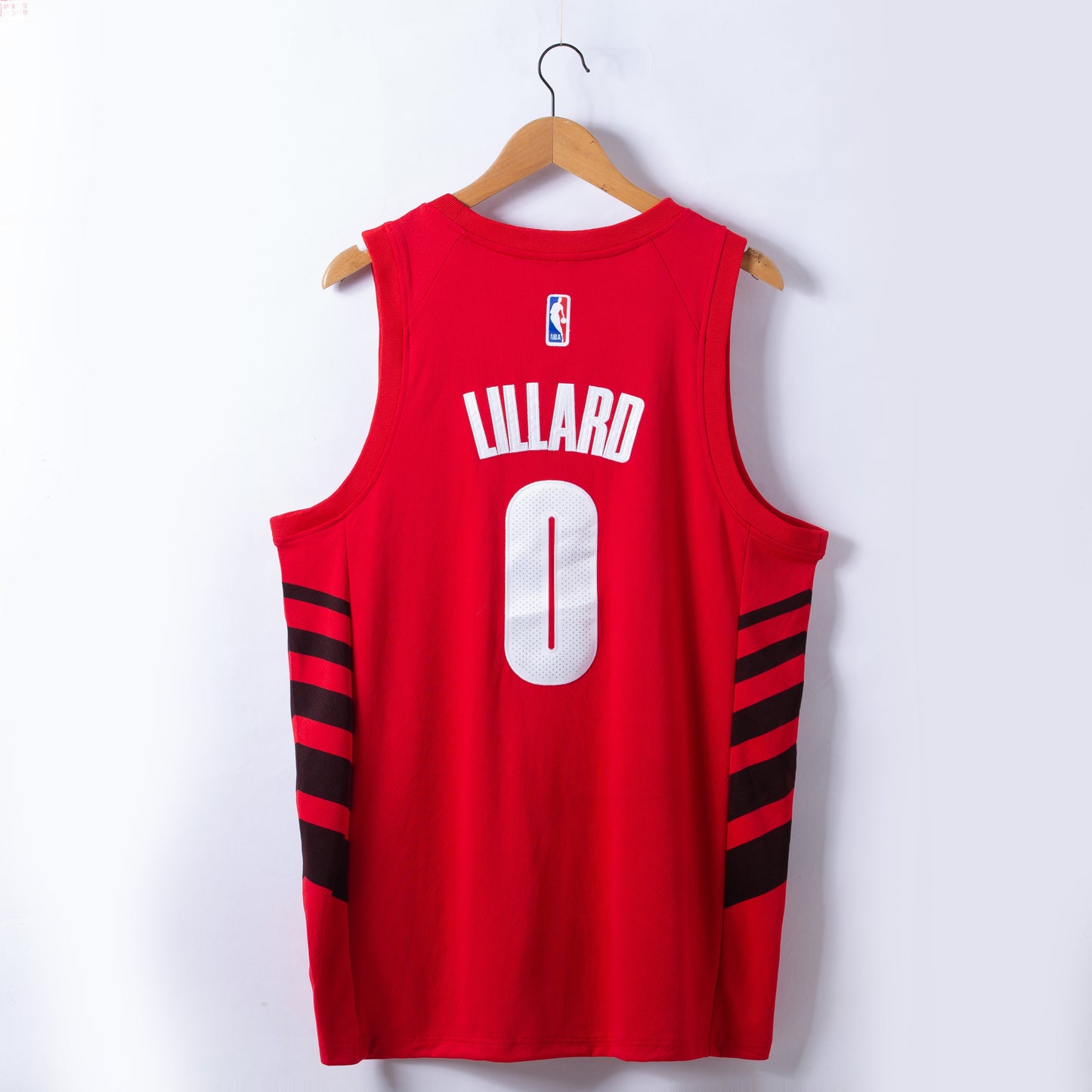 Men's Portland Trail Blazers Damian Lillard #0 Red Swingman Jersey - Statement Edition