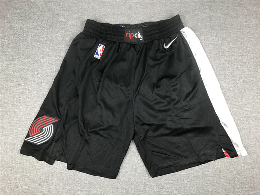 Men's Portland Trail Blazers Black Pocket Shorts