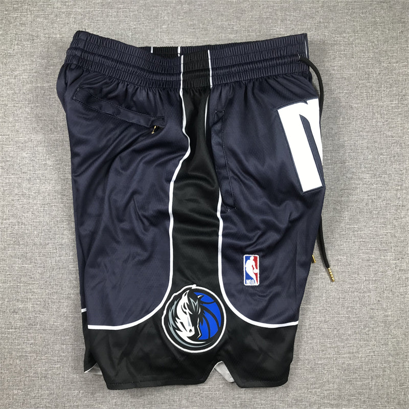 Men's Dallas Mavericks Navy Statement Edition Pocket Shorts