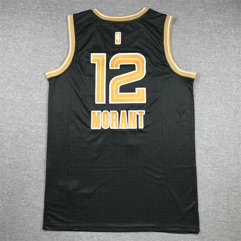 Men's Memphis Grizzlies Ja Morant #12 Black Select Series Swingman Jersey