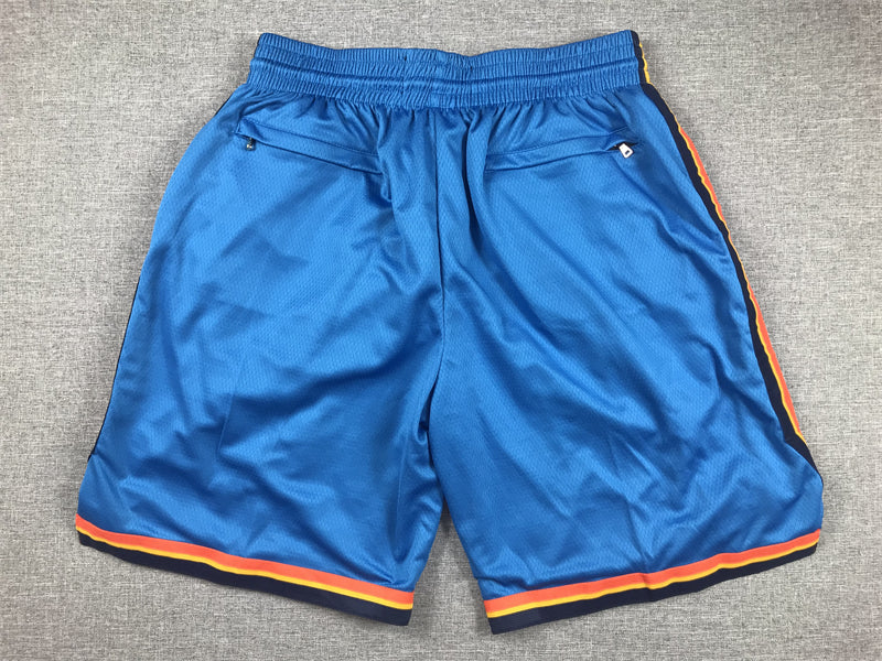 Men's Oklahoma City Thunder Blue Icon Edition Pocket Shorts