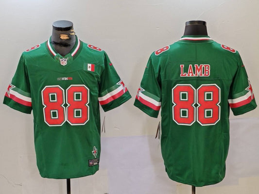 Men's Dallas Cowboys CeeDee Lamb #88 Green Vapor F.U.S.E. Limited Jersey