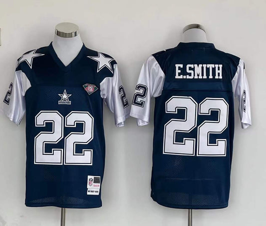 Men's Dallas Cowboys Emmitt Smith Mitchell & Ness Navy Legacy Replica Jersey