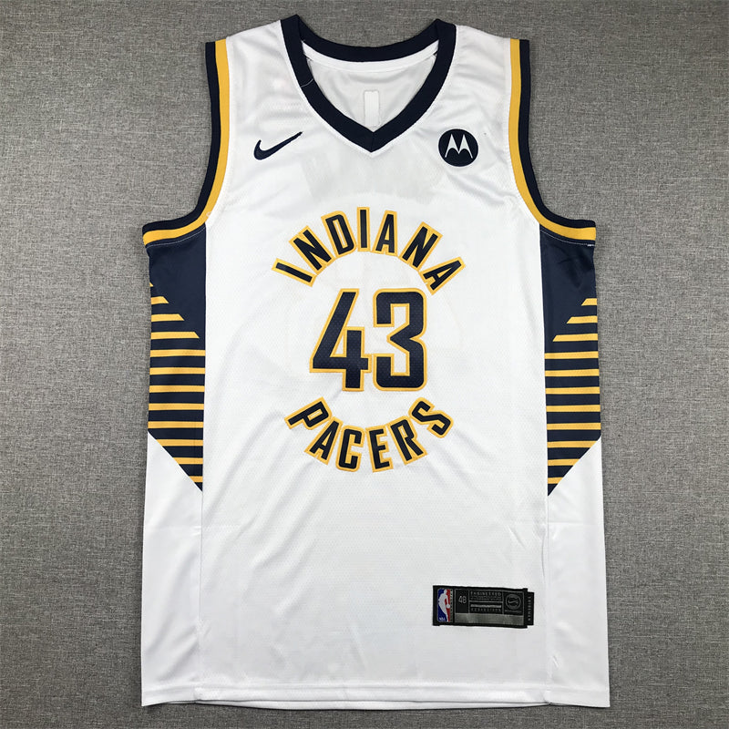 Men's Indiana Pacers Pascal Siakam #43 White Swingman Jersey - Association Edition