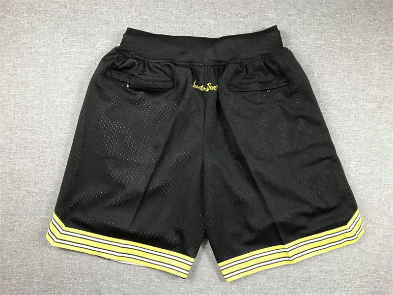 Men's Pittsburgh Steelers Black Pocket Shorts