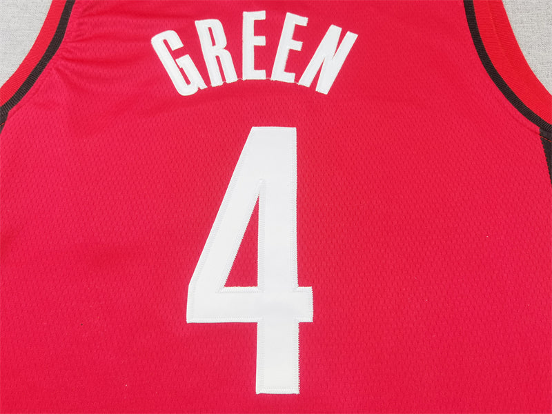 Men's Houston Rockets Jalen Green #4 Red Swingman Jersey - Icon Edition