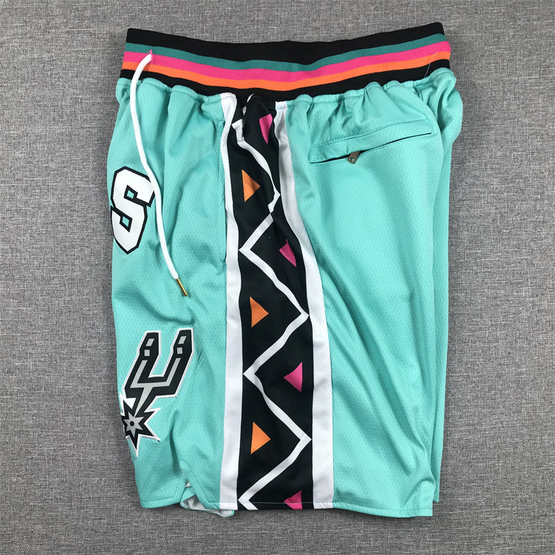 Men's San Antonio Spurs Green City Edition Pocket Shorts