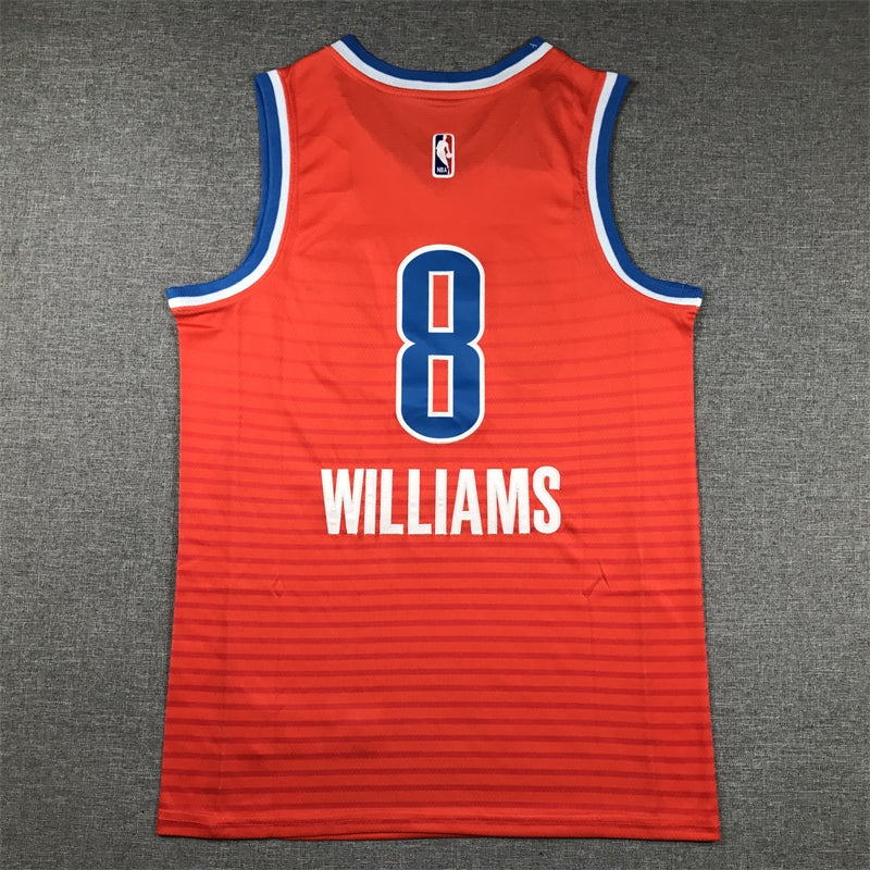 Men's Oklahoma City Thunder Jalen Williams #8 Orange 2022/23 Swingman Jersey - Statement Edition