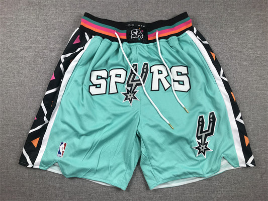 Men's San Antonio Spurs Green City Edition Pocket Shorts