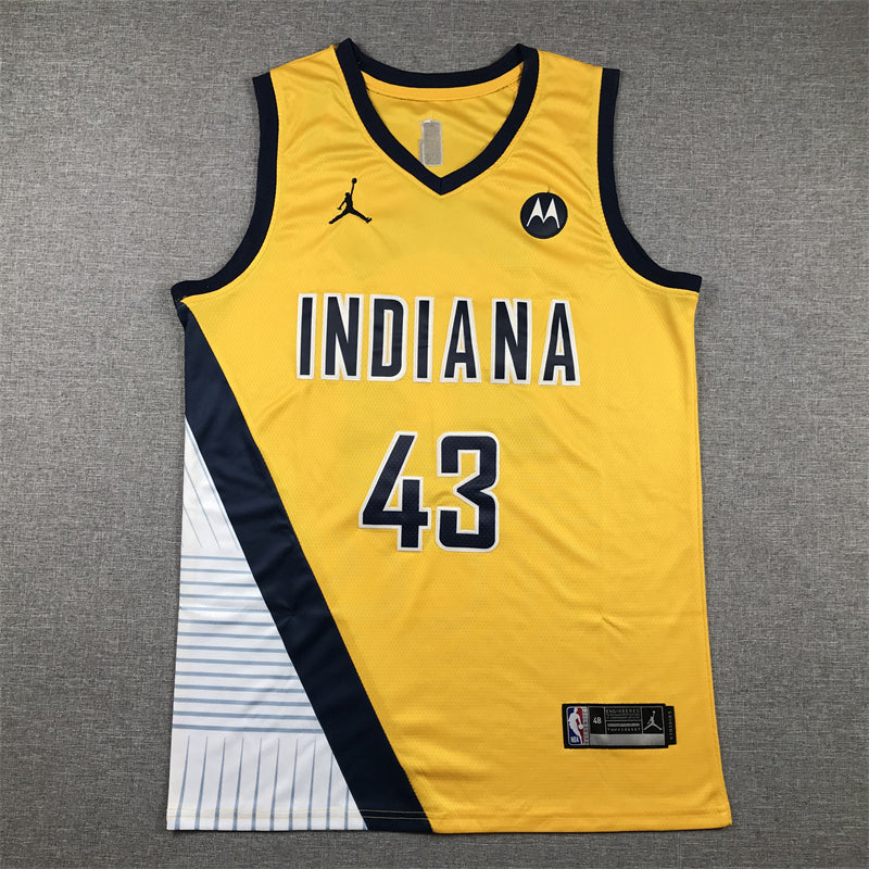 Men's Indiana Pacers Pascal Siakam #43 Gold Swingman Jersey - Statement Edition