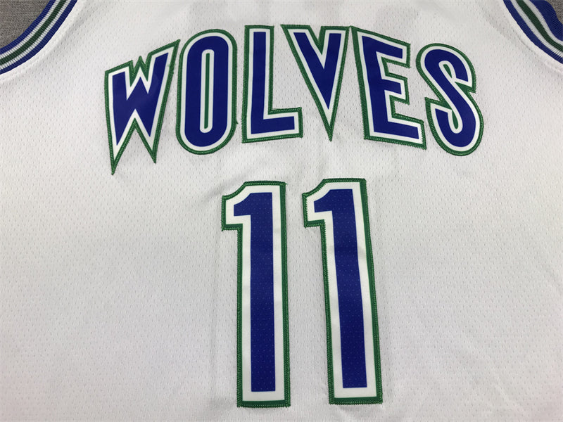 Men's Minnesota Timberwolves Naz Reid #11 White Swingman Player Jersey