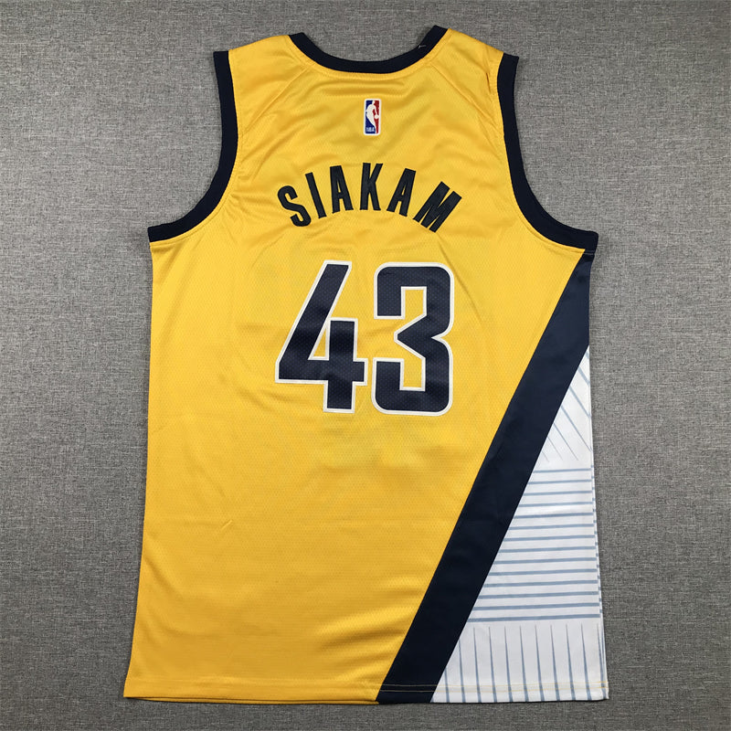 Men's Indiana Pacers Pascal Siakam #43 Gold Swingman Jersey - Statement Edition