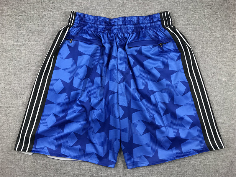 Men's Orlando Magic Blue 2023/24 Pocket Shorts Classic Edition