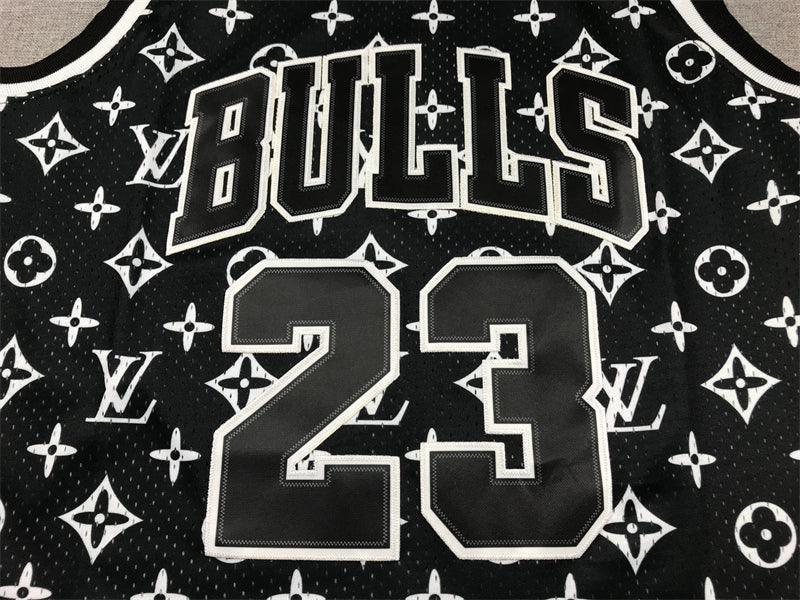 Men's Chicago Bulls Michael Jordan Mitchell & Ness Black 1997-98 Hardwood Classics Authentic Jersey