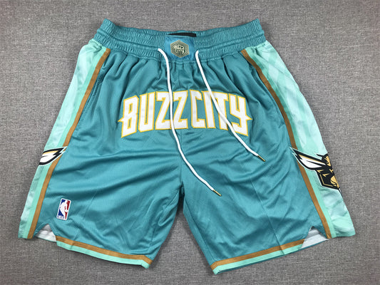 Men's Charlotte Hornets Teal City Edition Pocket Shorts