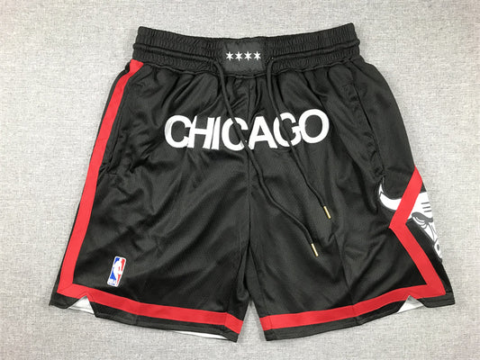 Men's Chicago Bulls Black 2023/24 Pocket Shorts City Edition