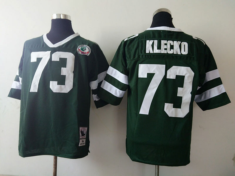 Men's New York Jets Joe Klecko Mitchell & Ness Green Legacy Replica Jersey