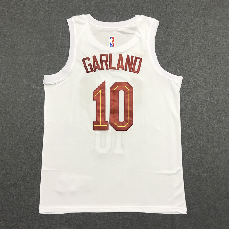 Men's Cleveland Cavaliers Darius Garland #10 White Swingman Jersey - Association Edition