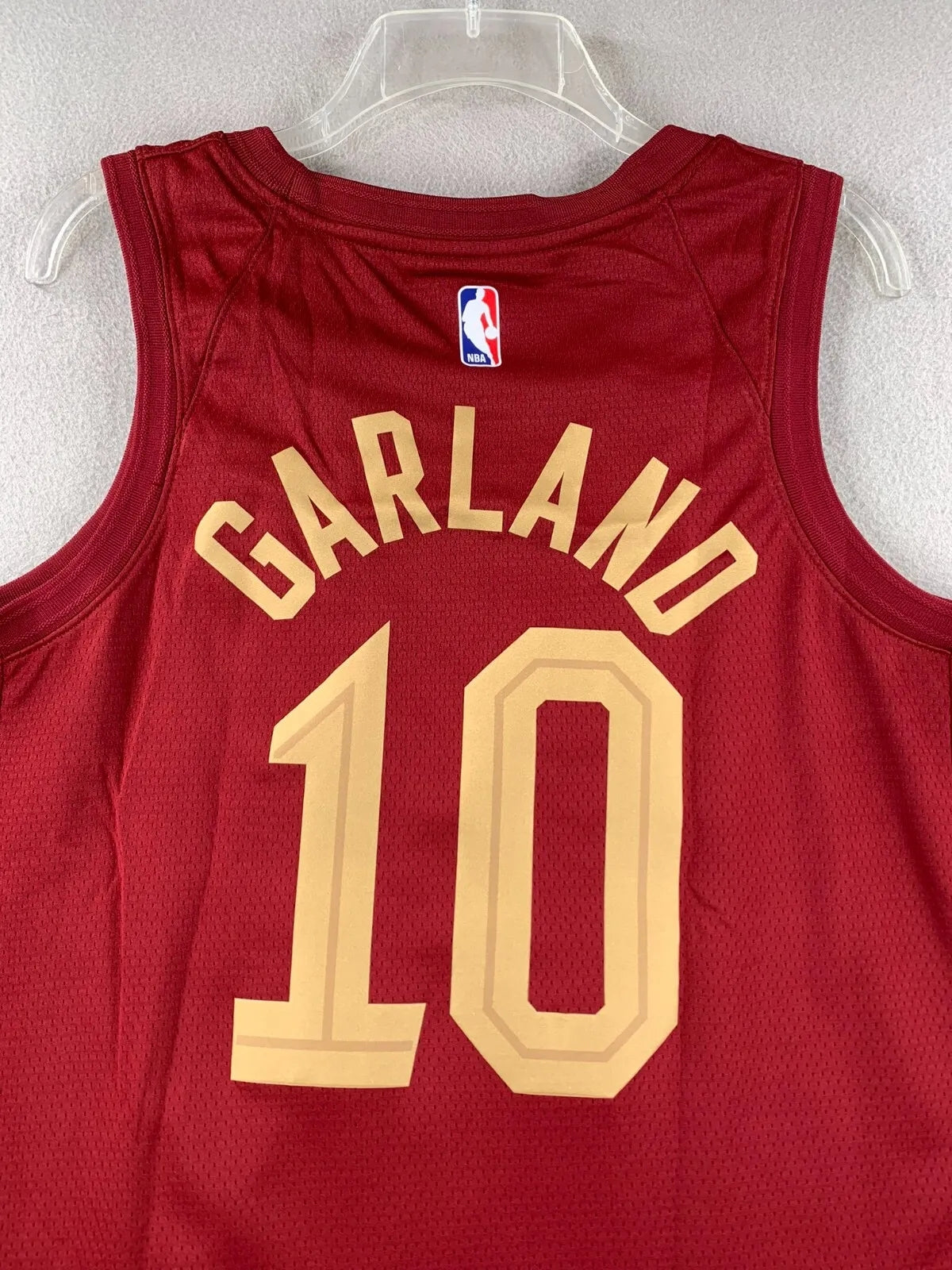 Men's Cleveland Cavaliers Darius Garland #10 Wine Swingman Jersey - Icon Edition