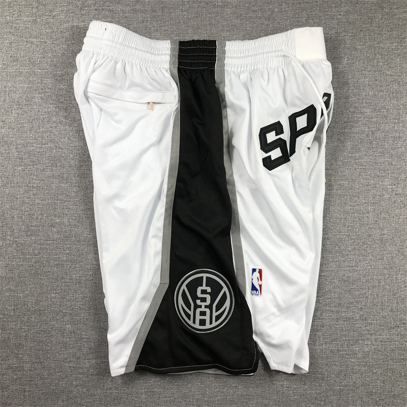 Men's San Antonio Spurs White Pocket shorts