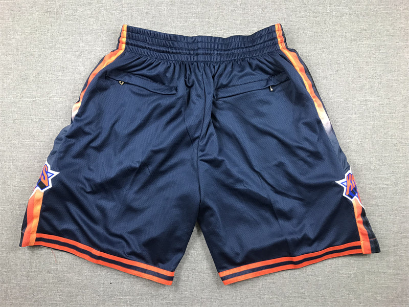 Men's New York Knicks Navy Statement Edition Pocket Shorts