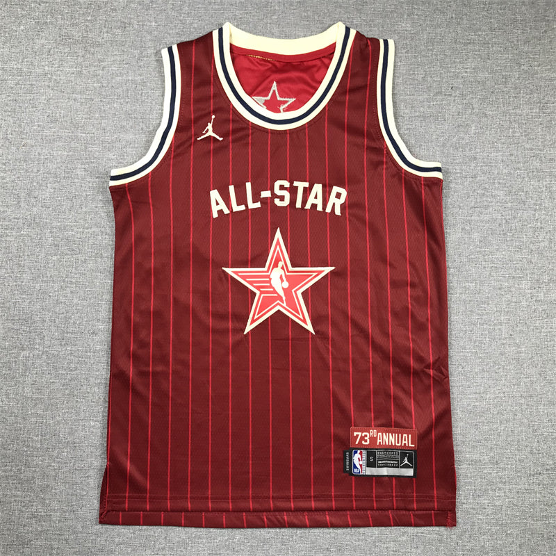 Men's Los Angeles Lakers LeBron James #23 Crimson 2024 NBA All-Star Game Swingman Jersey