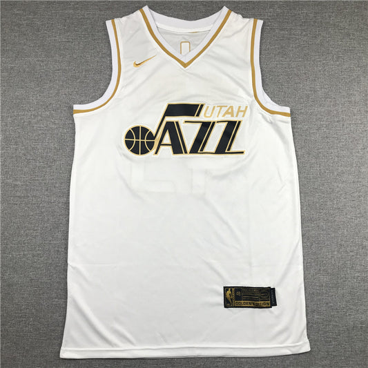 Men's Utah Jazz Donovan Mitchell #45 White Swingman Jersey