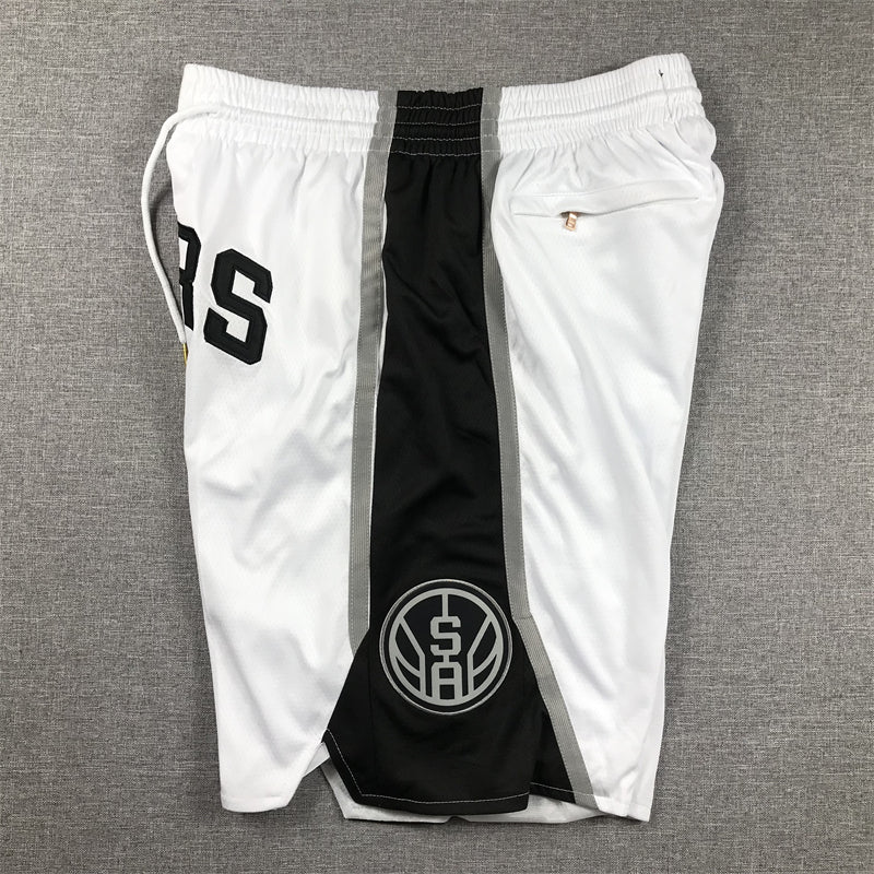 Men's San Antonio Spurs White Pocket shorts