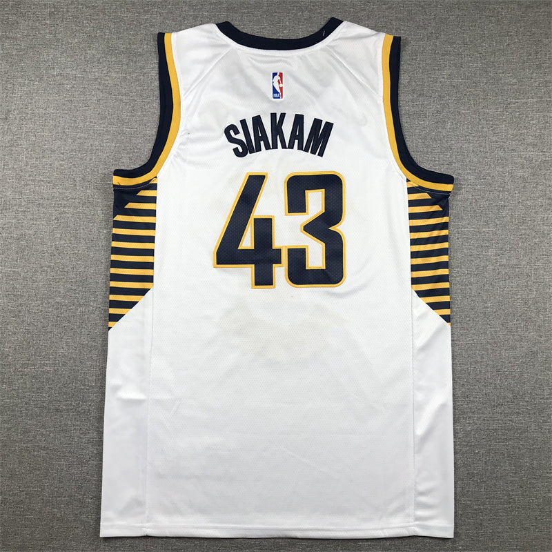 Men's Indiana Pacers Pascal Siakam #43 White Swingman Jersey - Association Edition