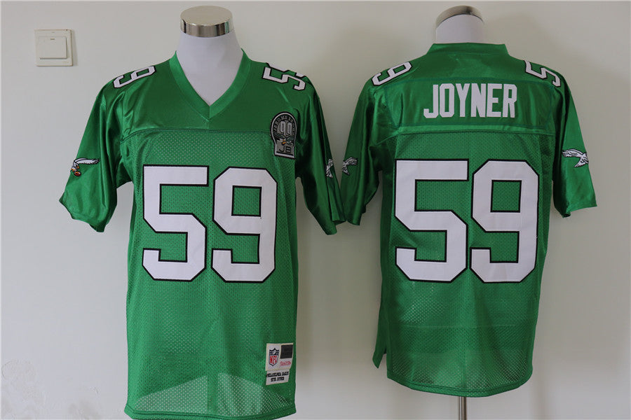 Men's Philadelphia Eagles Seth Joyner Mitchell & Ness Kelly Green Legacy Replica Jersey