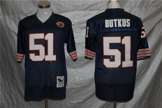 Men's Chicago Bears Dick Butkus Mitchell & Ness Navy Legacy Replica Jersey