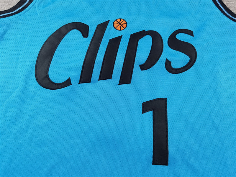 Men's LA Clippers James Harden #1 Light Blue 2024/25 Swingman Player Jersey - City Edition