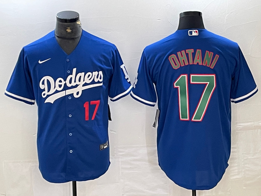 Men's Los Angeles Dodgers Shohei Ohtani Blue Replica Game Jersey