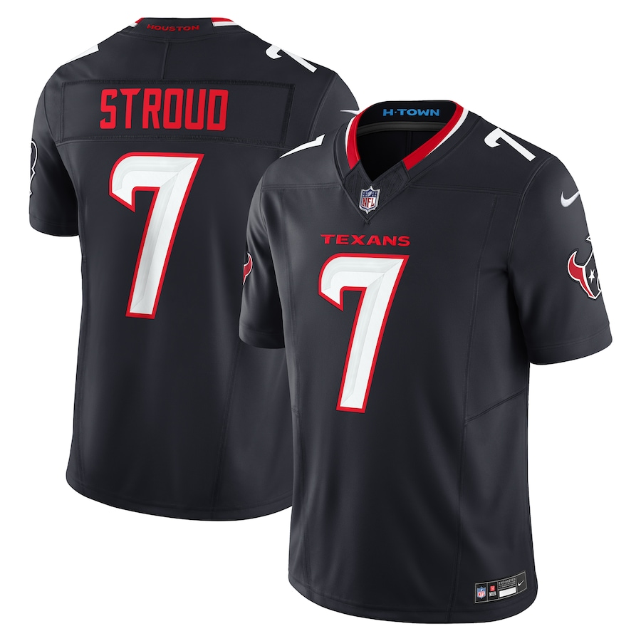 Men's Houston Texans C.J. Stroud #7 Navy Vapor F.U.S.E. Limited Jersey