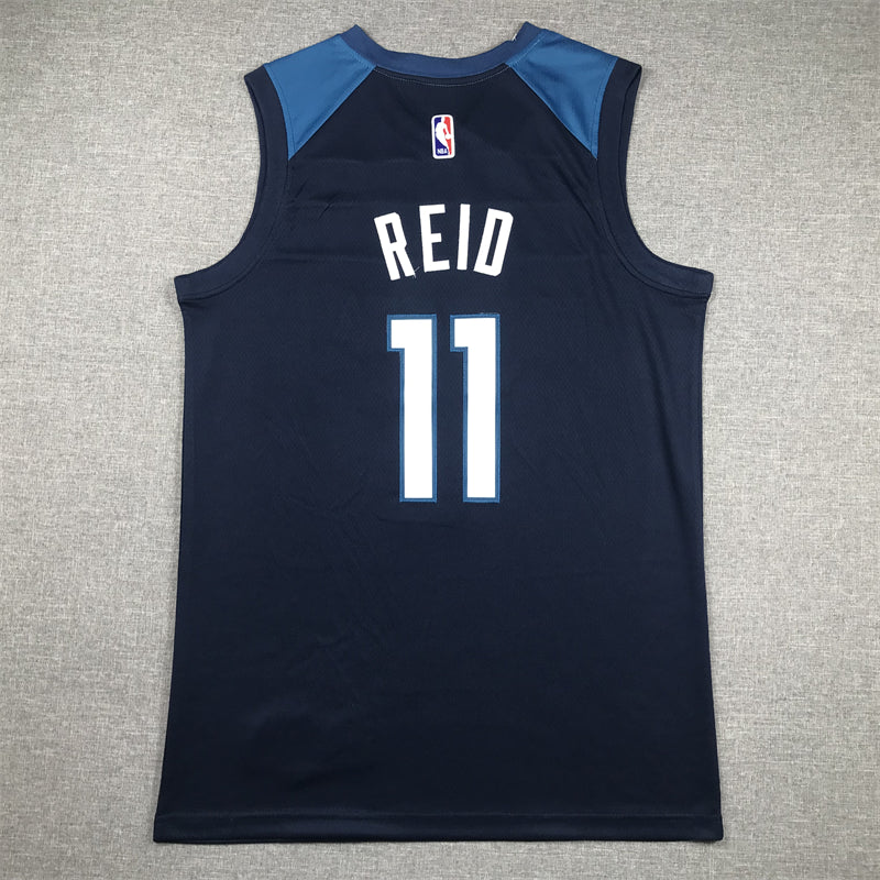 Men's Minnesota Timberwolves Naz Reid #11 Navy Swingman Jersey - Icon Edition