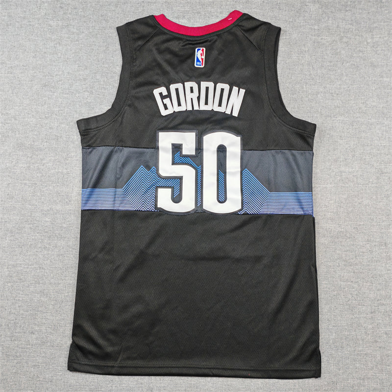 Men's Denver Nuggets Aaron Gordon #50 Black 2023/24 Swingman Jersey - City Edition