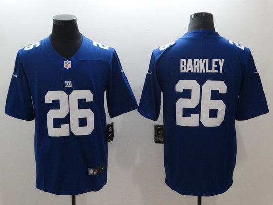 Men's New York Giants #26 Saquon Barkley Player Jersey Blue