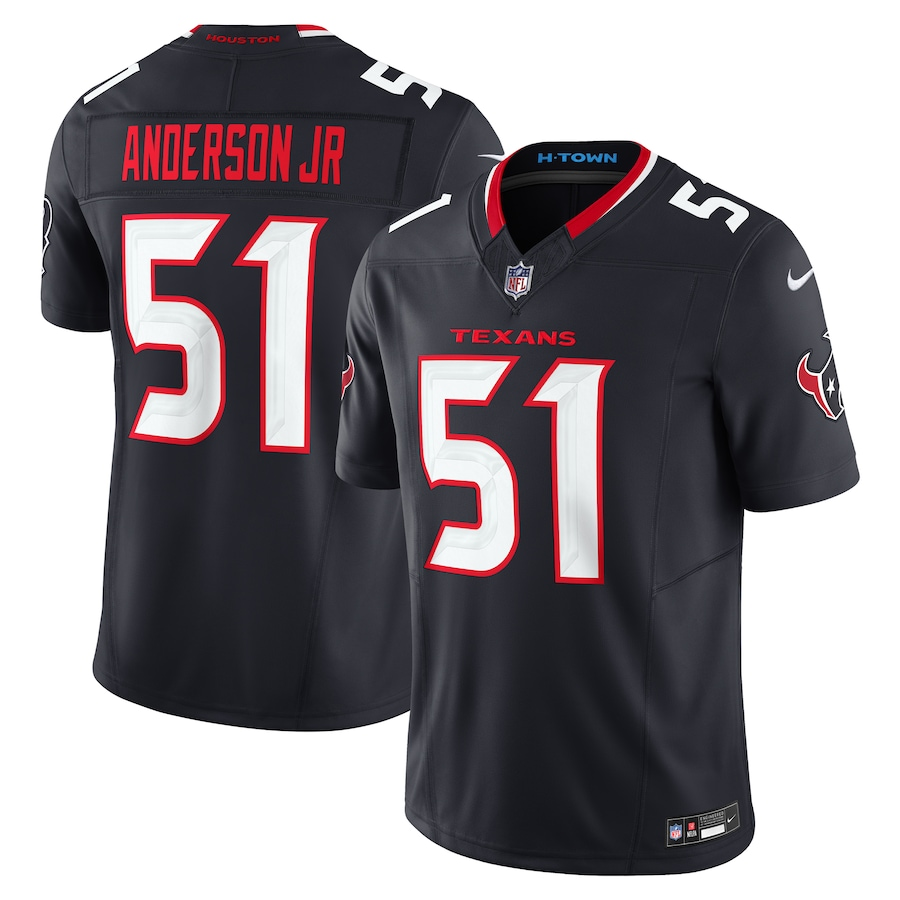 Men's Houston Texans Will Anderson Jr. #51 Navy Vapor F.U.S.E. Limited Jersey