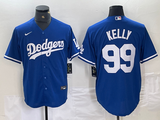 Men's Los Angeles Dodgers Joe Kelly #99 Blue Replica Game Jersey