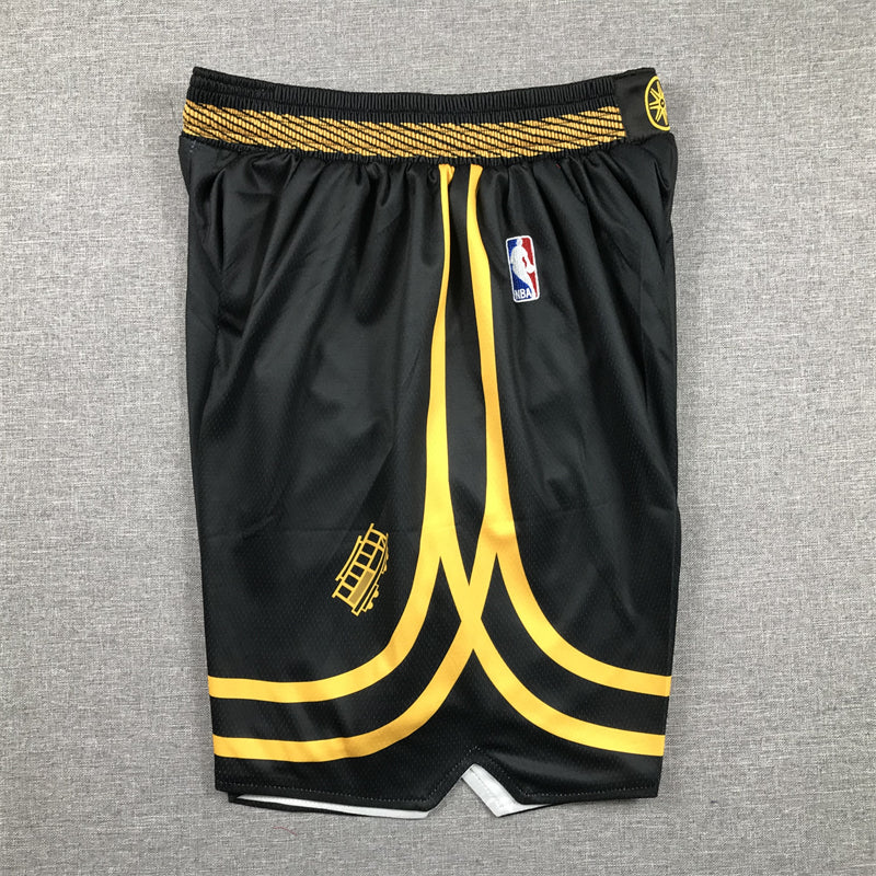 Men's Golden State Warriors Black 2023/24 Swingman City Edition Shorts