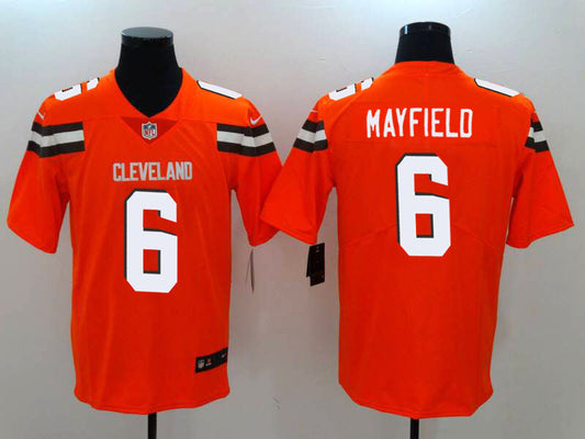 BAKER MAYFIELD CLEVELAND BROWNS #6 STITCHED JERSEY NEW WITH TAGS ORANGE