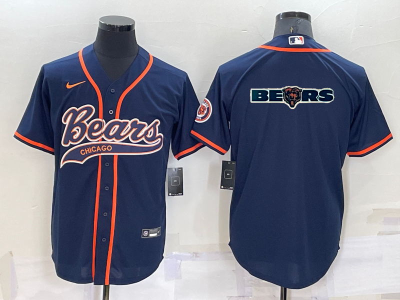 Men's Chicago Bears Navy Game Jersey