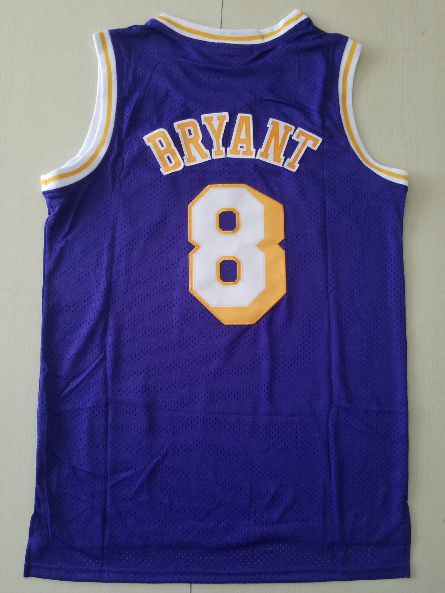 Men's Los Angeles Lakers Kobe Bryant 1996-97 Purple Hardwood Classics Authentic Jersey