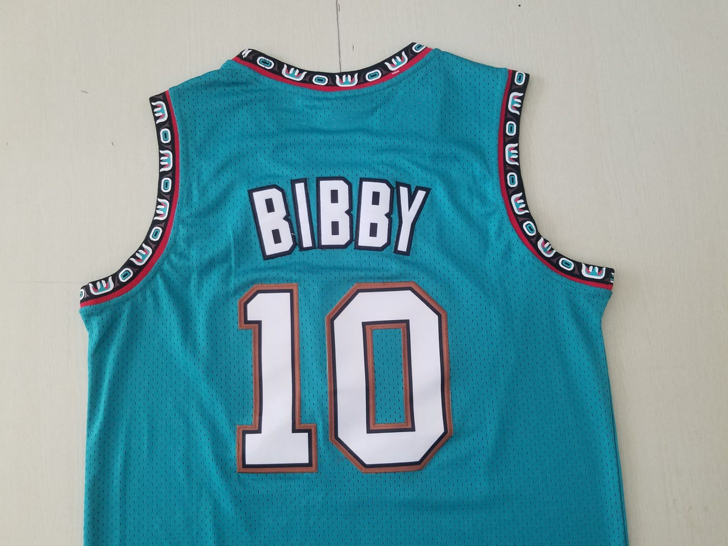 Men's Memphis Grizzlies Mike Bibby #10 Green Replica Fast Break Jersey