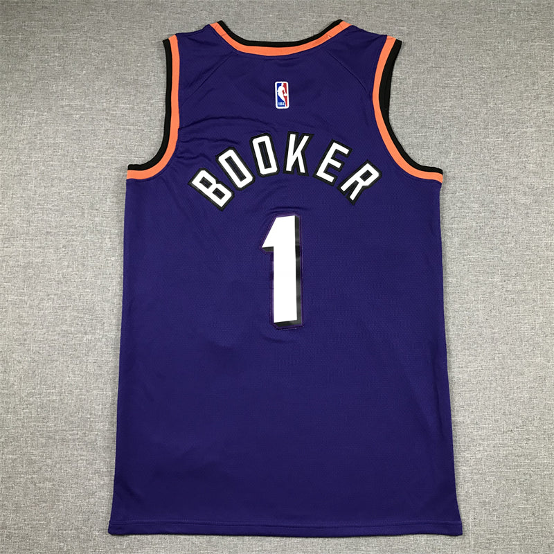 Men's Phoenix Suns Devin Booker #1 Purple 2022/23 Swingman Jersey - Classic Edition